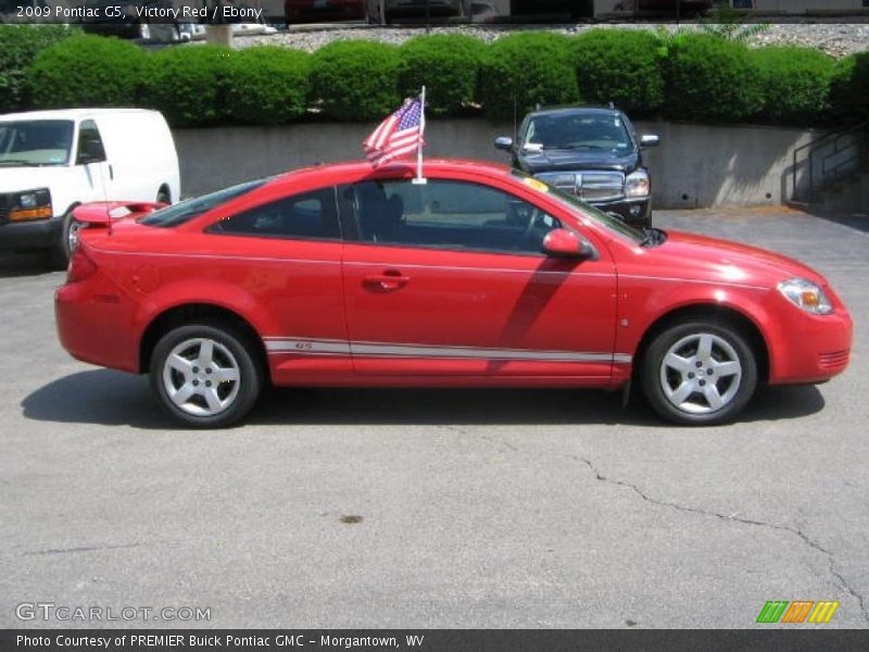 Victory Red / Ebony 2009 Pontiac G5