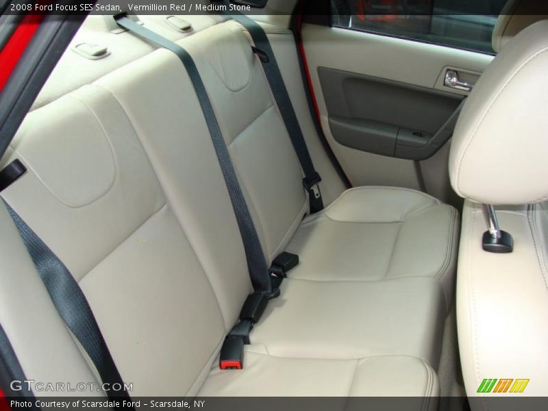 Vermillion Red / Medium Stone 2008 Ford Focus SES Sedan