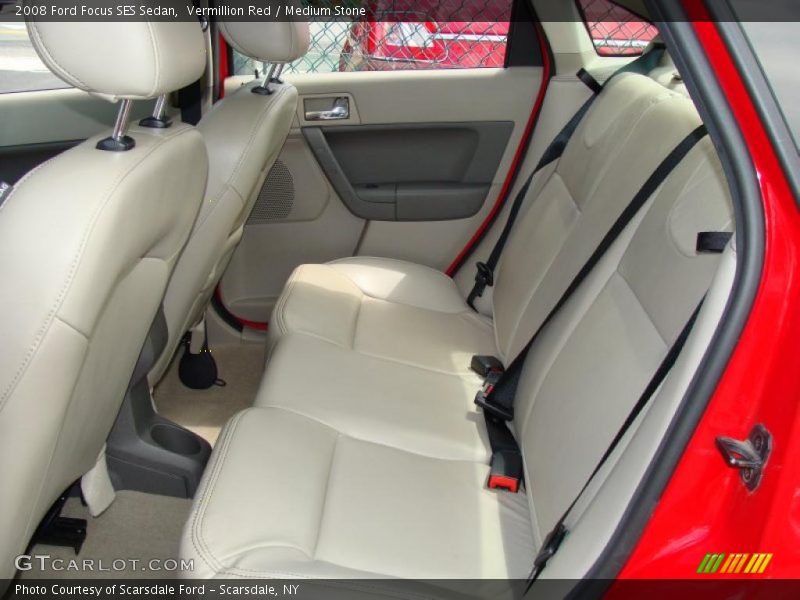 Vermillion Red / Medium Stone 2008 Ford Focus SES Sedan