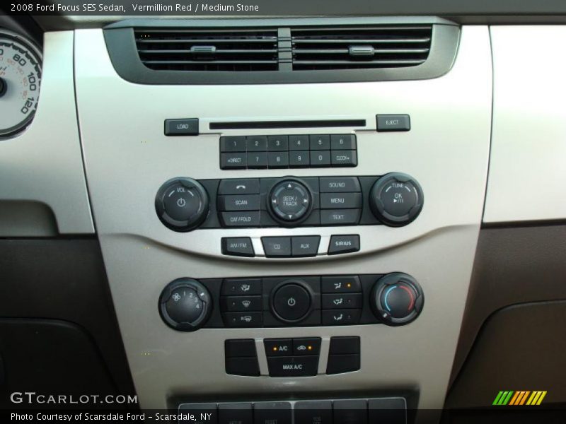 Vermillion Red / Medium Stone 2008 Ford Focus SES Sedan