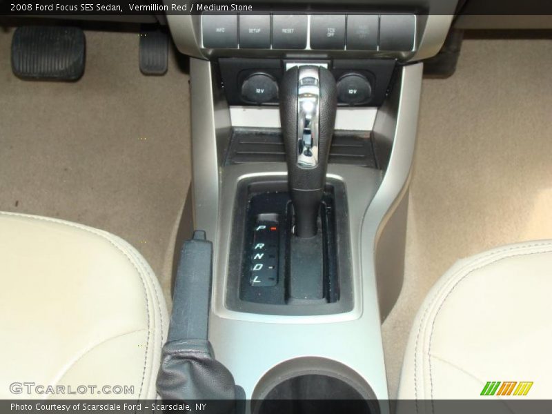 Vermillion Red / Medium Stone 2008 Ford Focus SES Sedan