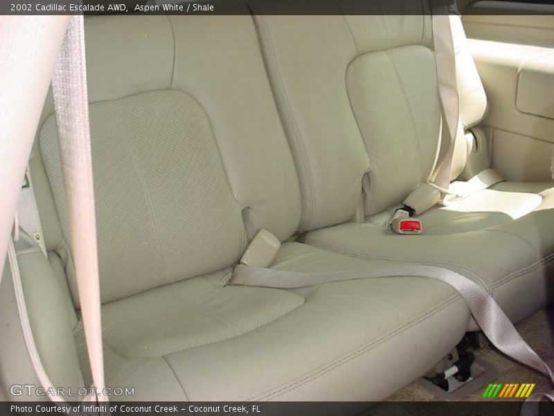 Aspen White / Shale 2002 Cadillac Escalade AWD