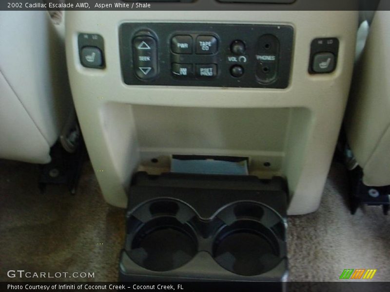 Aspen White / Shale 2002 Cadillac Escalade AWD