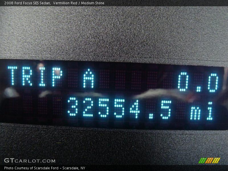 Vermillion Red / Medium Stone 2008 Ford Focus SES Sedan