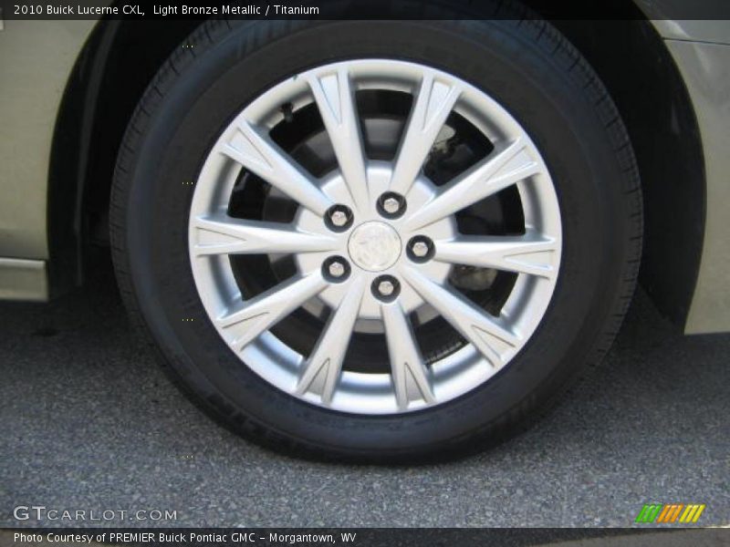 Light Bronze Metallic / Titanium 2010 Buick Lucerne CXL
