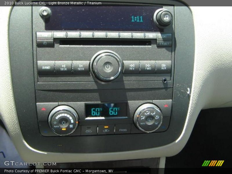 Light Bronze Metallic / Titanium 2010 Buick Lucerne CXL