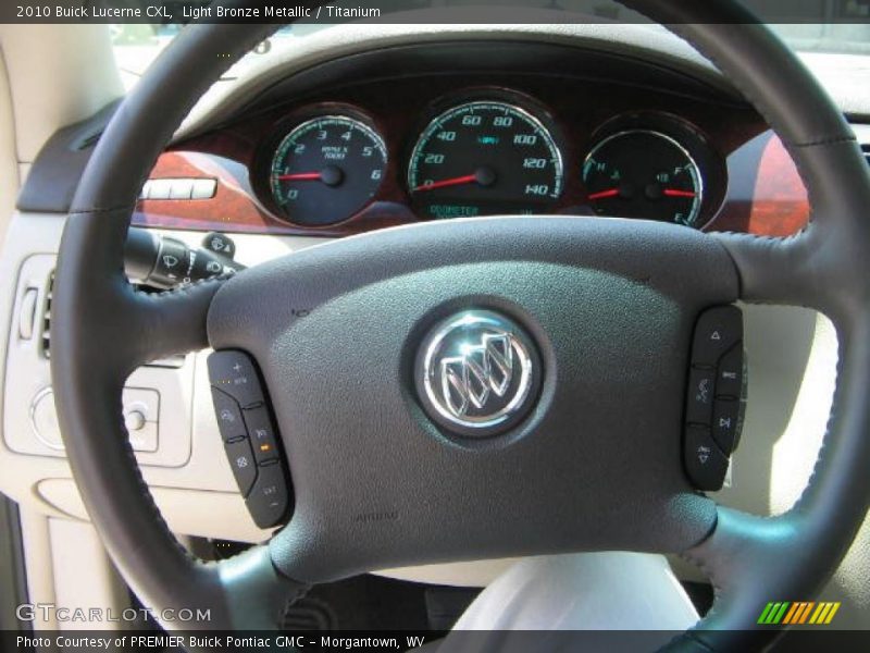 Light Bronze Metallic / Titanium 2010 Buick Lucerne CXL