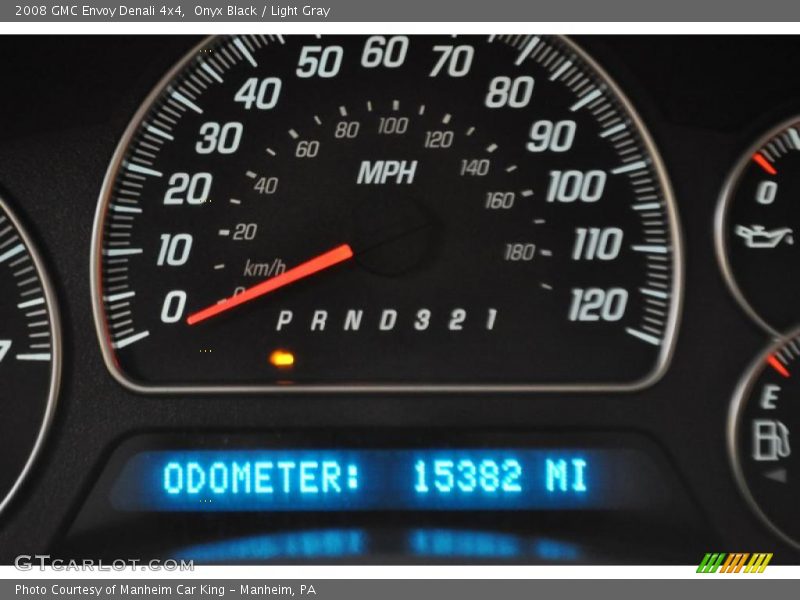 Onyx Black / Light Gray 2008 GMC Envoy Denali 4x4