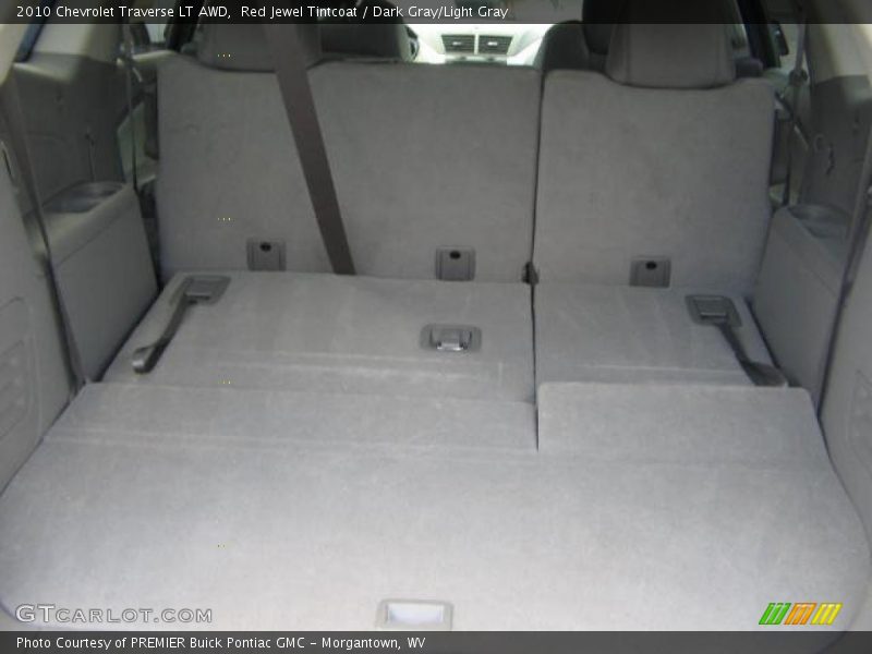 Red Jewel Tintcoat / Dark Gray/Light Gray 2010 Chevrolet Traverse LT AWD