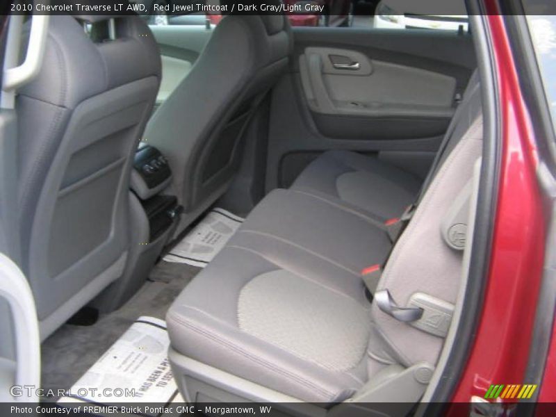 Red Jewel Tintcoat / Dark Gray/Light Gray 2010 Chevrolet Traverse LT AWD