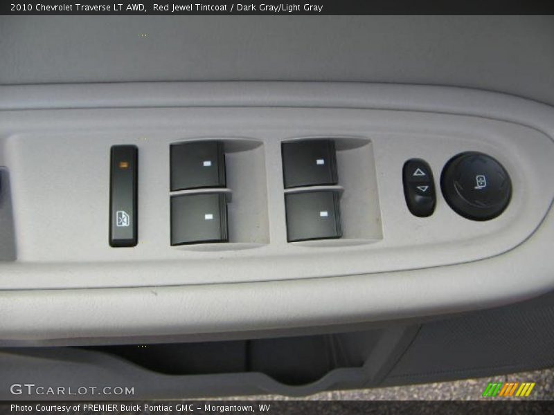 Red Jewel Tintcoat / Dark Gray/Light Gray 2010 Chevrolet Traverse LT AWD