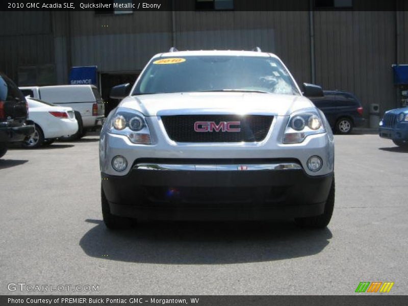 Quicksilver Metallic / Ebony 2010 GMC Acadia SLE