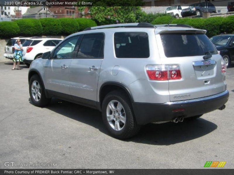 Quicksilver Metallic / Ebony 2010 GMC Acadia SLE
