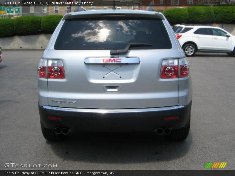 Quicksilver Metallic / Ebony 2010 GMC Acadia SLE