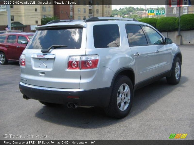 Quicksilver Metallic / Ebony 2010 GMC Acadia SLE