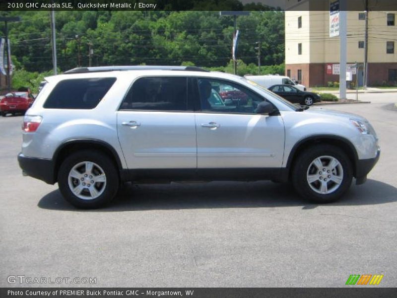 Quicksilver Metallic / Ebony 2010 GMC Acadia SLE