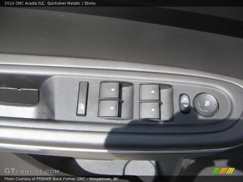 Quicksilver Metallic / Ebony 2010 GMC Acadia SLE