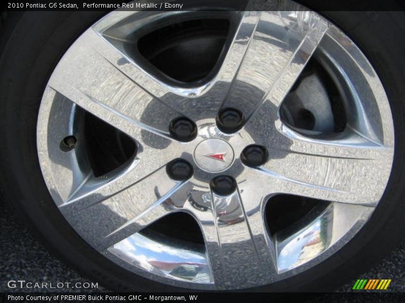 Performance Red Metallic / Ebony 2010 Pontiac G6 Sedan