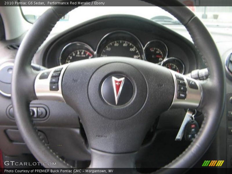 Performance Red Metallic / Ebony 2010 Pontiac G6 Sedan