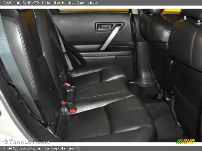 Brilliant Silver Metallic / Graphite Black 2003 Infiniti FX 45 AWD