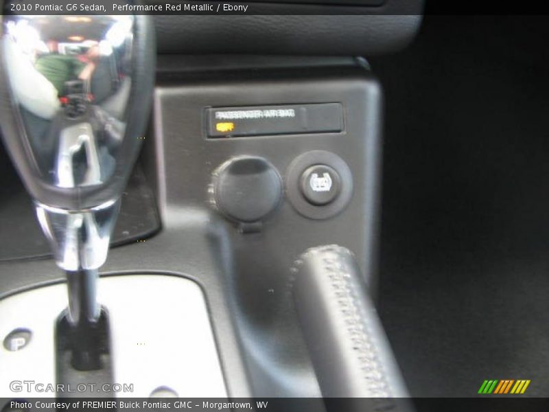Performance Red Metallic / Ebony 2010 Pontiac G6 Sedan