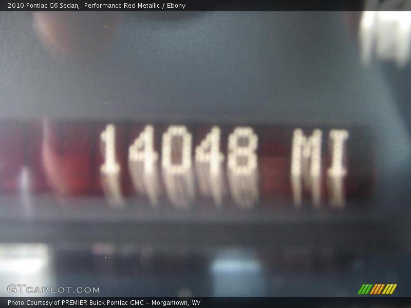 Performance Red Metallic / Ebony 2010 Pontiac G6 Sedan