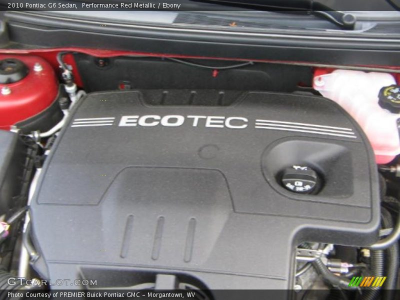 Performance Red Metallic / Ebony 2010 Pontiac G6 Sedan
