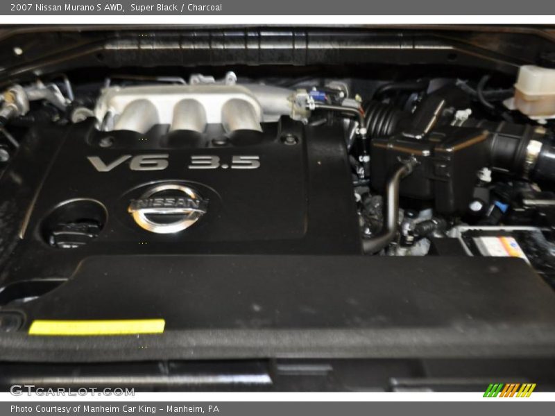 Super Black / Charcoal 2007 Nissan Murano S AWD