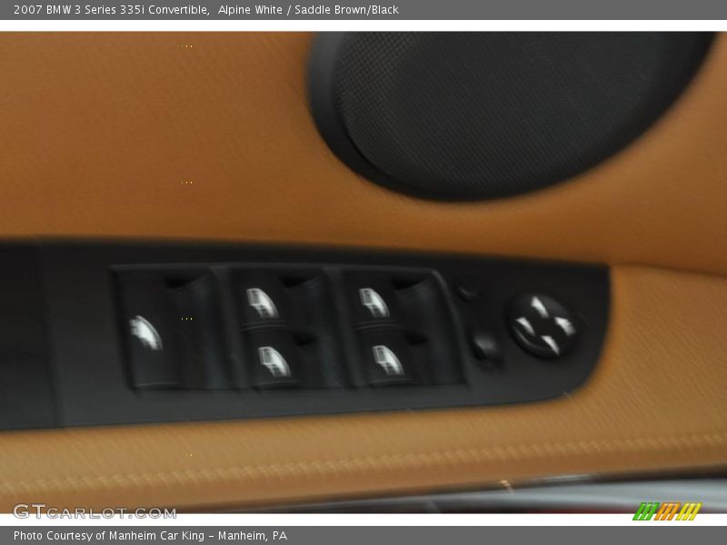 Alpine White / Saddle Brown/Black 2007 BMW 3 Series 335i Convertible
