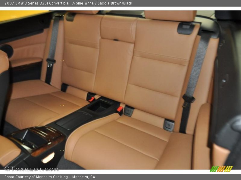 Alpine White / Saddle Brown/Black 2007 BMW 3 Series 335i Convertible