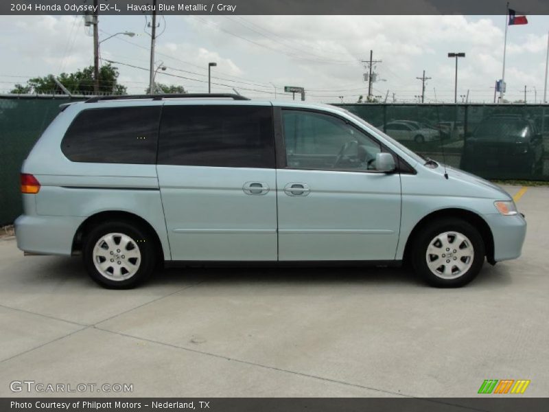 Havasu Blue Metallic / Gray 2004 Honda Odyssey EX-L