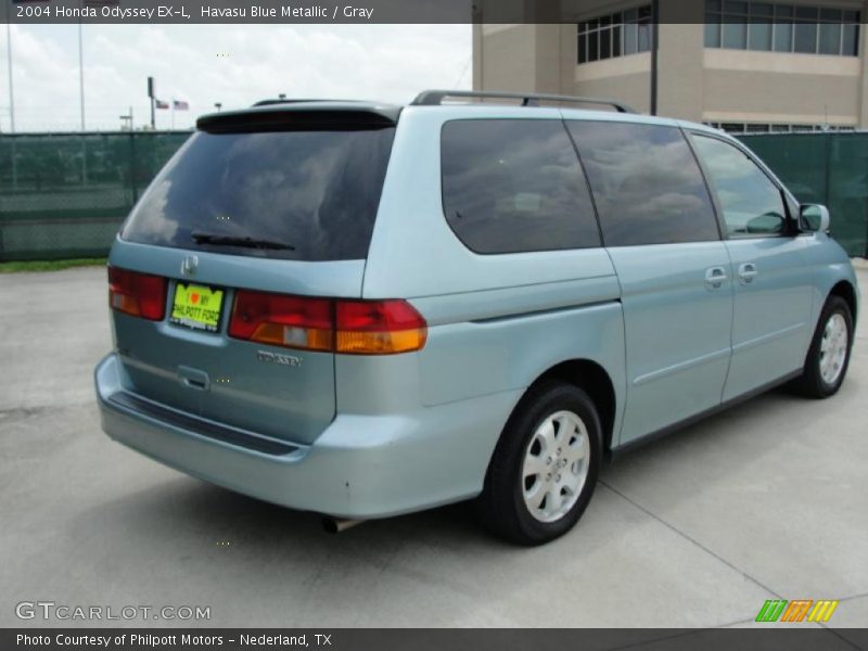 Havasu Blue Metallic / Gray 2004 Honda Odyssey EX-L