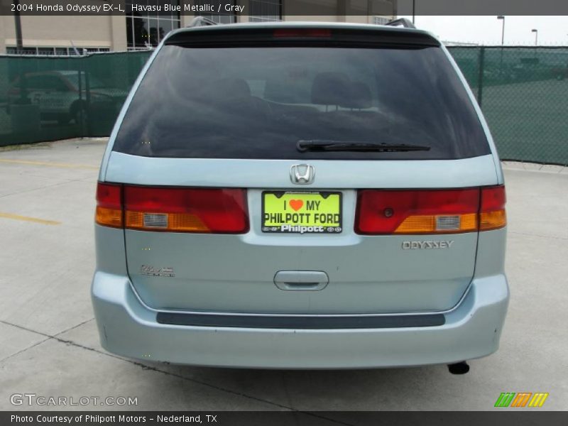 Havasu Blue Metallic / Gray 2004 Honda Odyssey EX-L