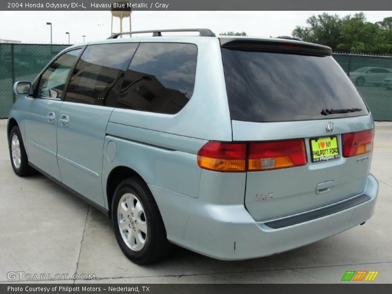 Havasu Blue Metallic / Gray 2004 Honda Odyssey EX-L