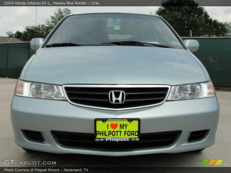 Havasu Blue Metallic / Gray 2004 Honda Odyssey EX-L
