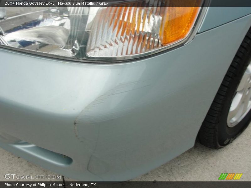 Havasu Blue Metallic / Gray 2004 Honda Odyssey EX-L