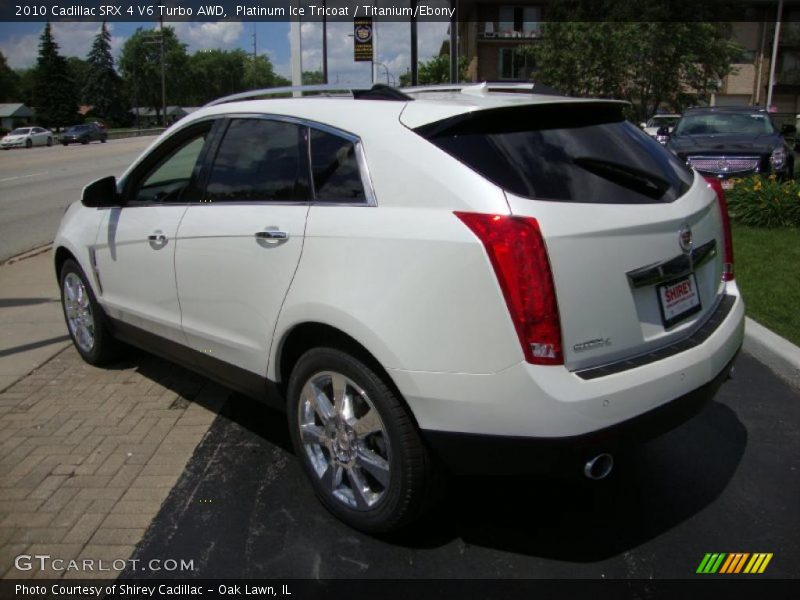 Platinum Ice Tricoat / Titanium/Ebony 2010 Cadillac SRX 4 V6 Turbo AWD