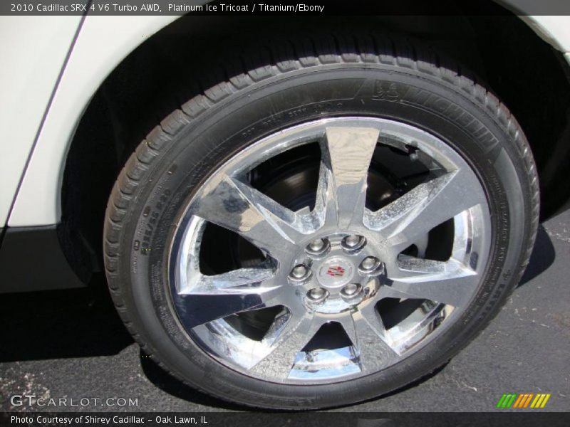 Platinum Ice Tricoat / Titanium/Ebony 2010 Cadillac SRX 4 V6 Turbo AWD