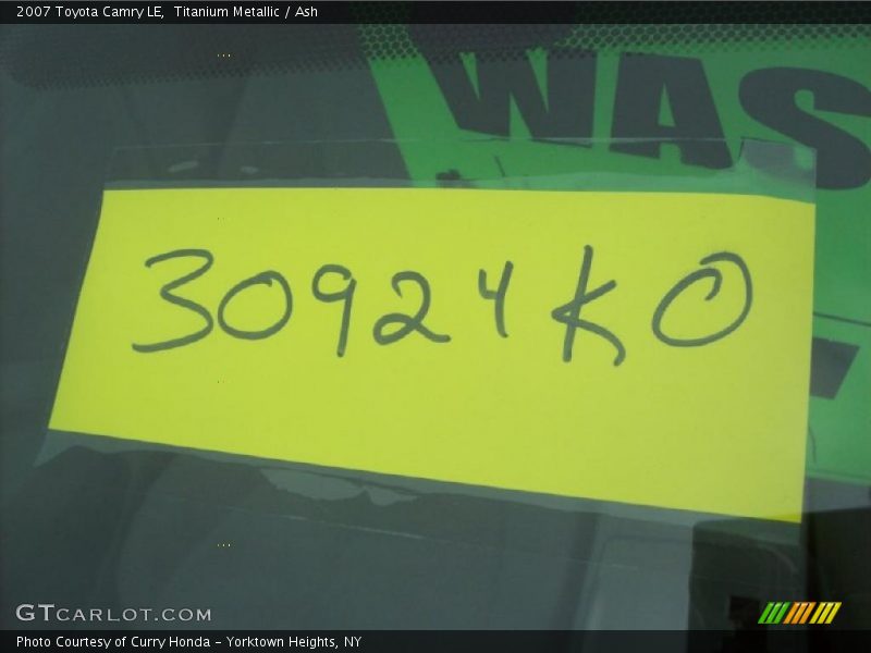 Titanium Metallic / Ash 2007 Toyota Camry LE