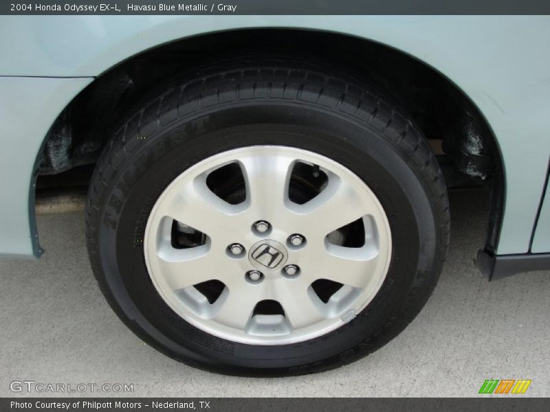 Havasu Blue Metallic / Gray 2004 Honda Odyssey EX-L