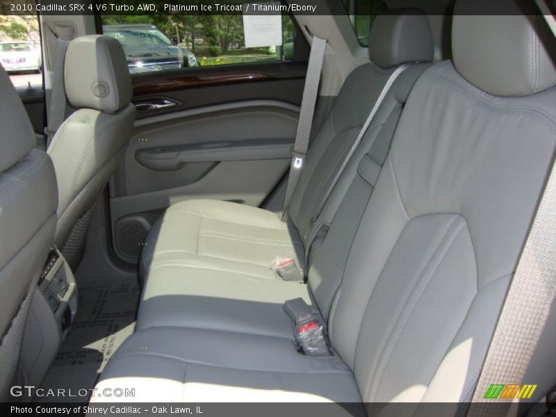Platinum Ice Tricoat / Titanium/Ebony 2010 Cadillac SRX 4 V6 Turbo AWD
