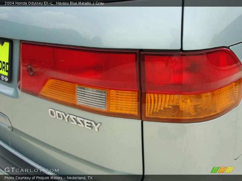 Havasu Blue Metallic / Gray 2004 Honda Odyssey EX-L