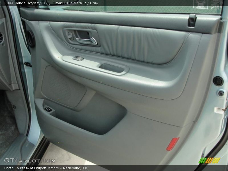 Havasu Blue Metallic / Gray 2004 Honda Odyssey EX-L