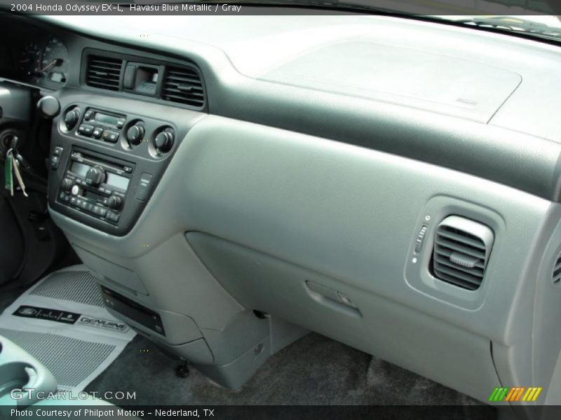 Havasu Blue Metallic / Gray 2004 Honda Odyssey EX-L