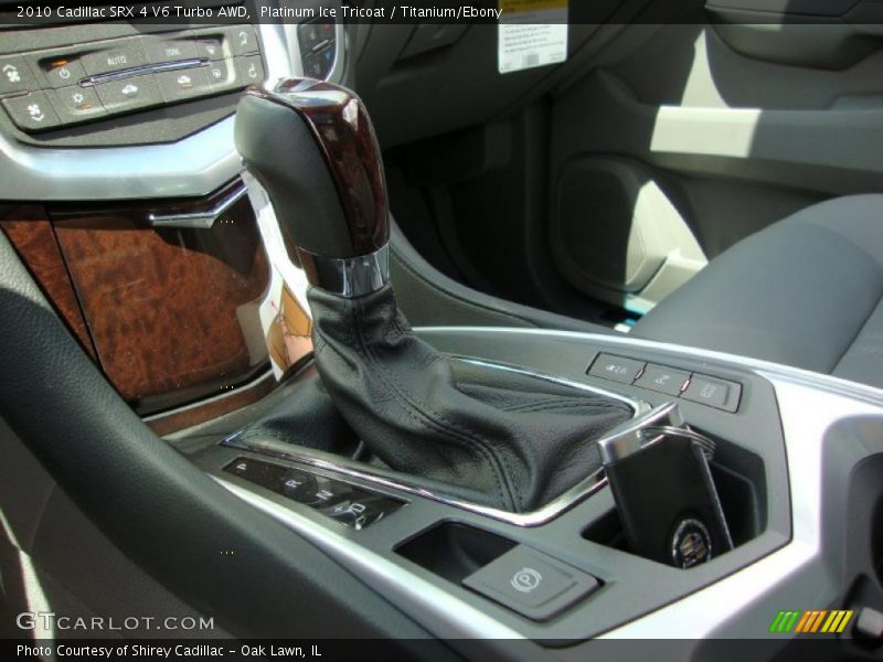 Platinum Ice Tricoat / Titanium/Ebony 2010 Cadillac SRX 4 V6 Turbo AWD
