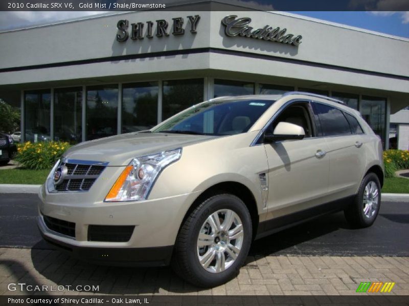 Gold Mist / Shale/Brownstone 2010 Cadillac SRX V6