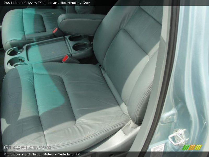 Havasu Blue Metallic / Gray 2004 Honda Odyssey EX-L