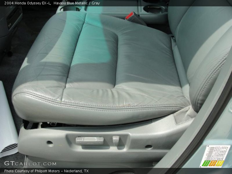 Havasu Blue Metallic / Gray 2004 Honda Odyssey EX-L