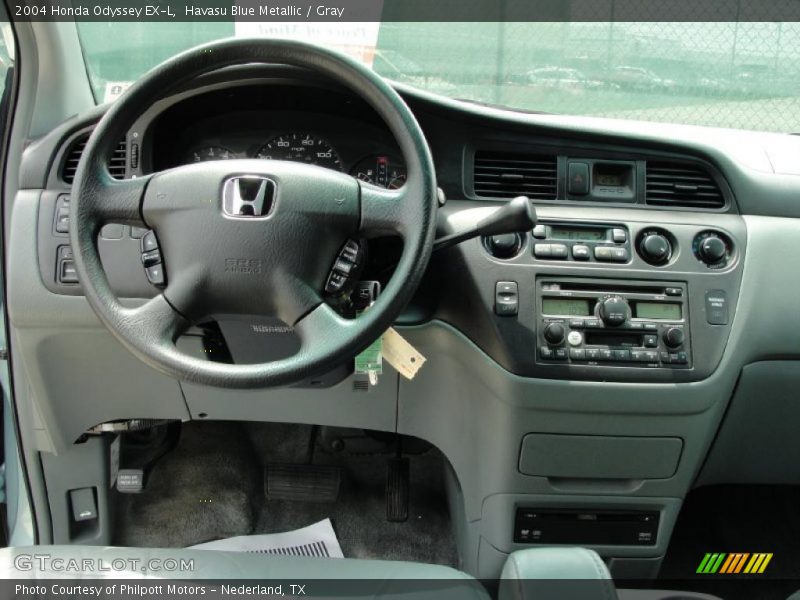 Havasu Blue Metallic / Gray 2004 Honda Odyssey EX-L