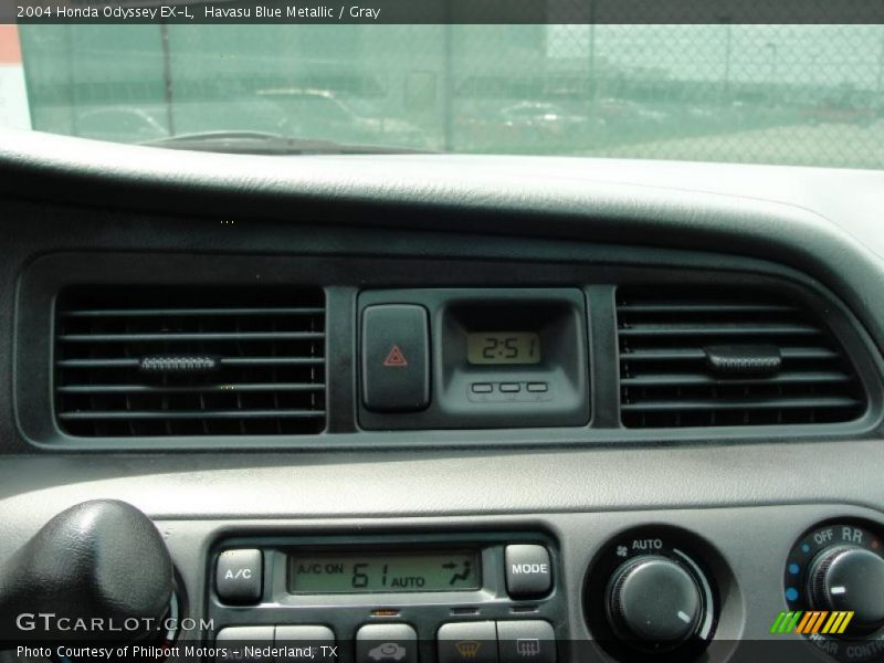 Havasu Blue Metallic / Gray 2004 Honda Odyssey EX-L